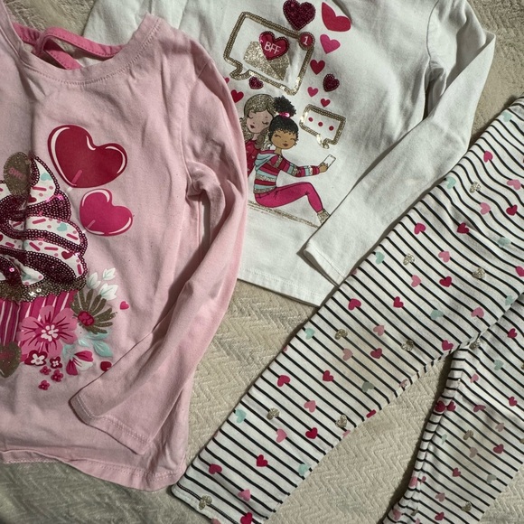Issac Mizrahi Girls Valentines Set size 5-6 - Picture 1 of 12